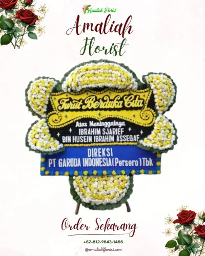 Papan Bunga Duka di Rum